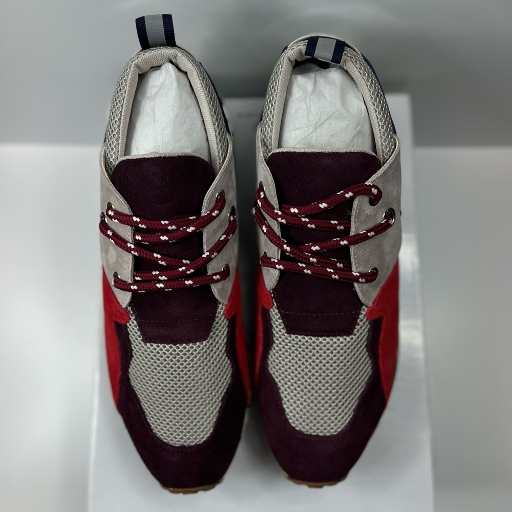 Women's Steve Madden Cliff Sneakers Burgundy Multi-Color SIZE 10 NIB